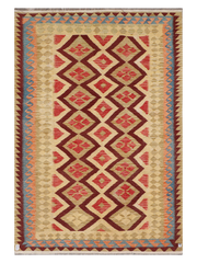 Maimana Afghanistan Kilim Area Rug - 289 x 197 cm