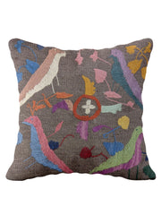 Suzani Hand Embroidered Cushion Cover - 45 x 45 cm