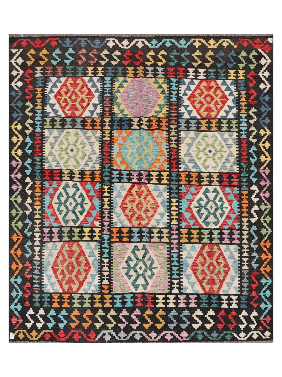 Maimana Afghanistan Kilim Area Rug - 297 x 255 cm