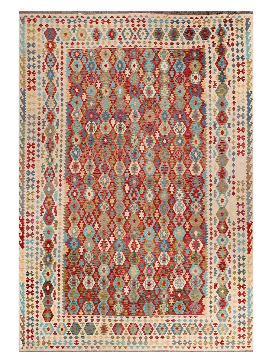 Maimana Afghanistan Kilim Area Rug - 600 x 413 cm