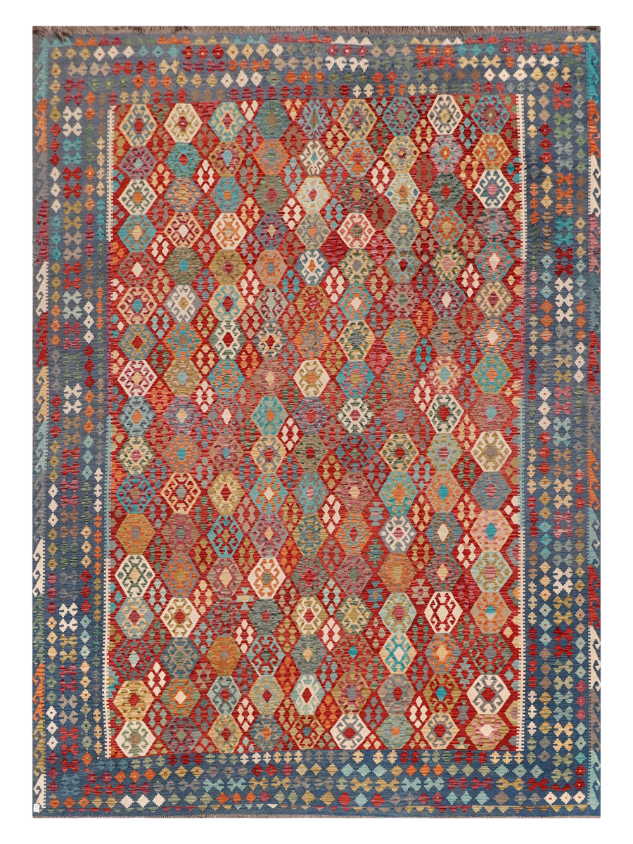 Maimana Afghanistan Kilim Area Rug - 577 x 414 cm
