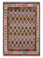 Maimana Afghanistan Kilim Area Rug - 300 x 207 cm