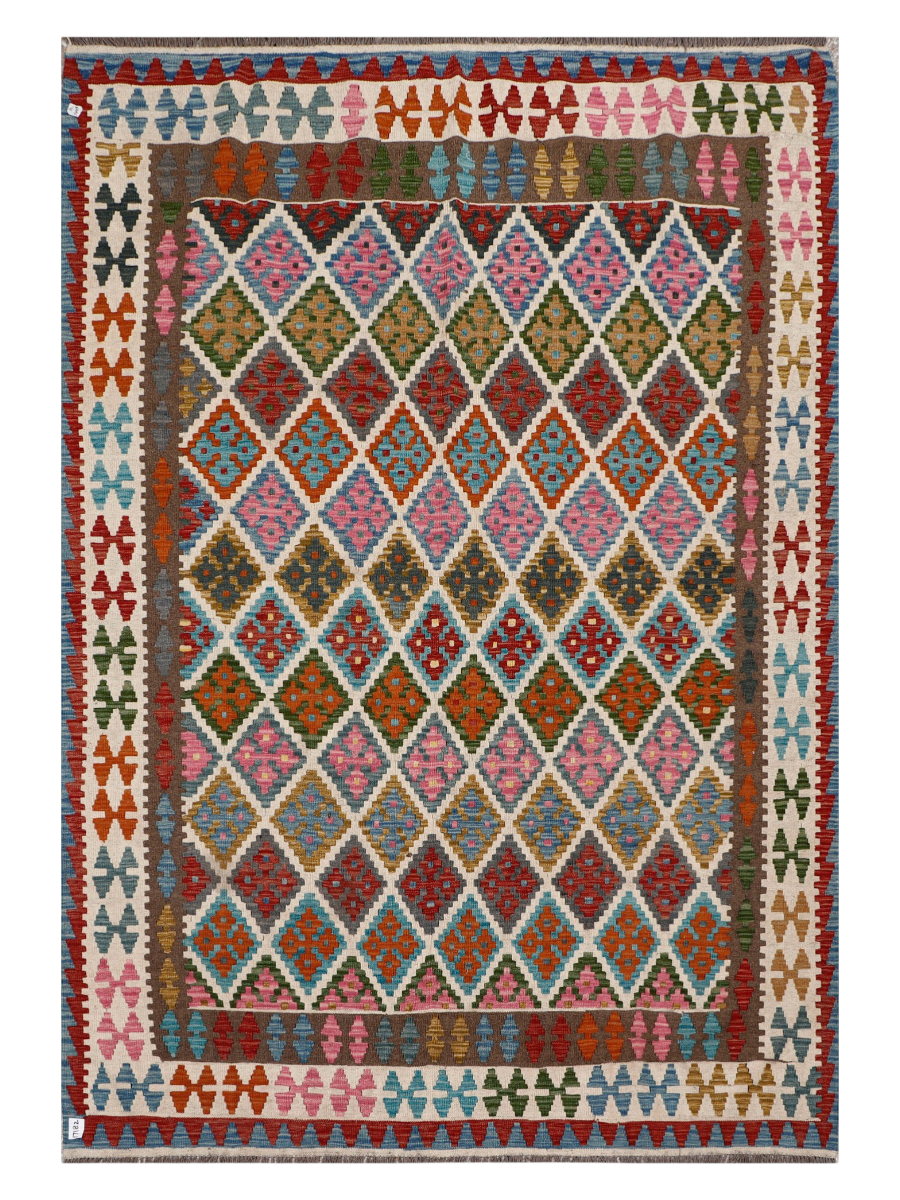 Maimana Afghanistan Kilim Area Rug - 300 x 207 cm