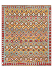 Maimana Afghanistan Kilim Area Rug - 301 x 248 cm