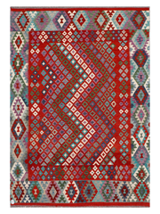Maimana Afghanistan Kilim Area Rug - 294 x 205 cm