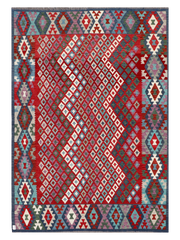 Maimana Afghanistan Kilim Area Rug - 294 x 205 cm