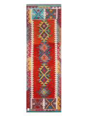 Maimana Afghanistan Kilim Runner Rug - 252 x 81 cm