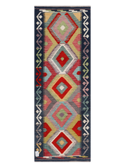 Maimana Afghanistan Kilim Runner Rug - 183 x 68 cm