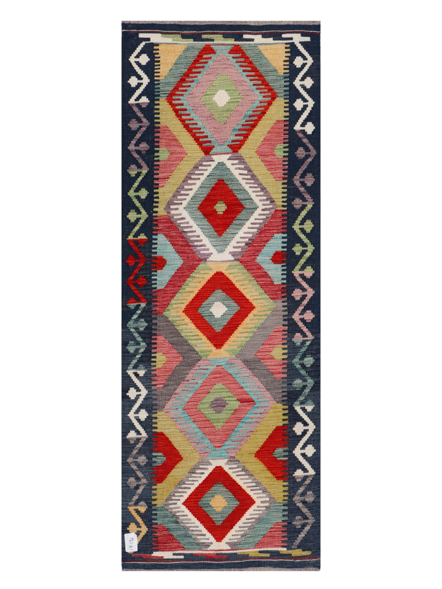 Maimana Afghanistan Kilim Runner Rug - 183 x 68 cm