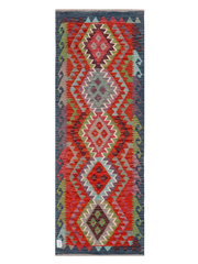 Maimana Afghanistan Kilim Runner Rug - 186 x 69 cm