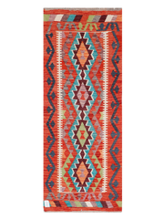 Maimana Afghanistan Kilim Runner Rug - 182 x 72 cm