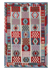 Maimana Afghanistan Kilim Area Rug - 289 x 193 cm