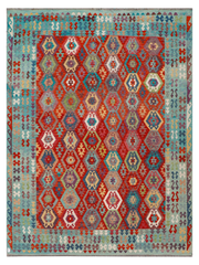 Maimana Afghanistan Kilim Area Rug - 356 x 266 cm