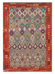 Maimana Afghanistan Kilim Area Rug - 349 x 248 cm