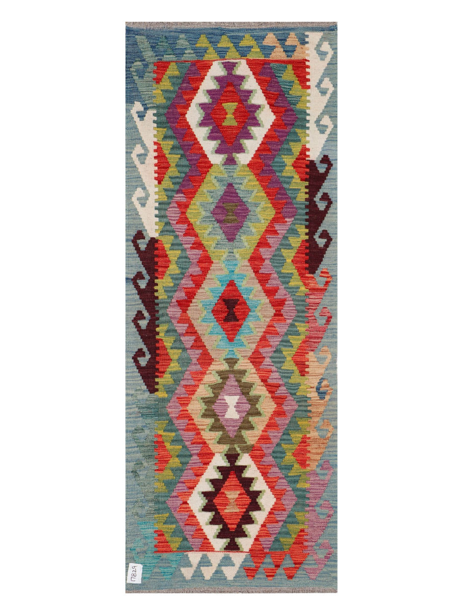 Maimana Afghanistan Kilim Runner Rug - 170 x 63 cm