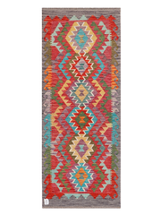 Maimana Afghanistan Kilim Runner Rug - 173 x 68 cm