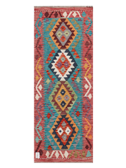 Maimana Afghanistan Kilim Runner Rug - 165 x 62 cm