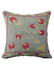 Suzani Hand Embroidered Cushion Cover - 45 x 45 cm