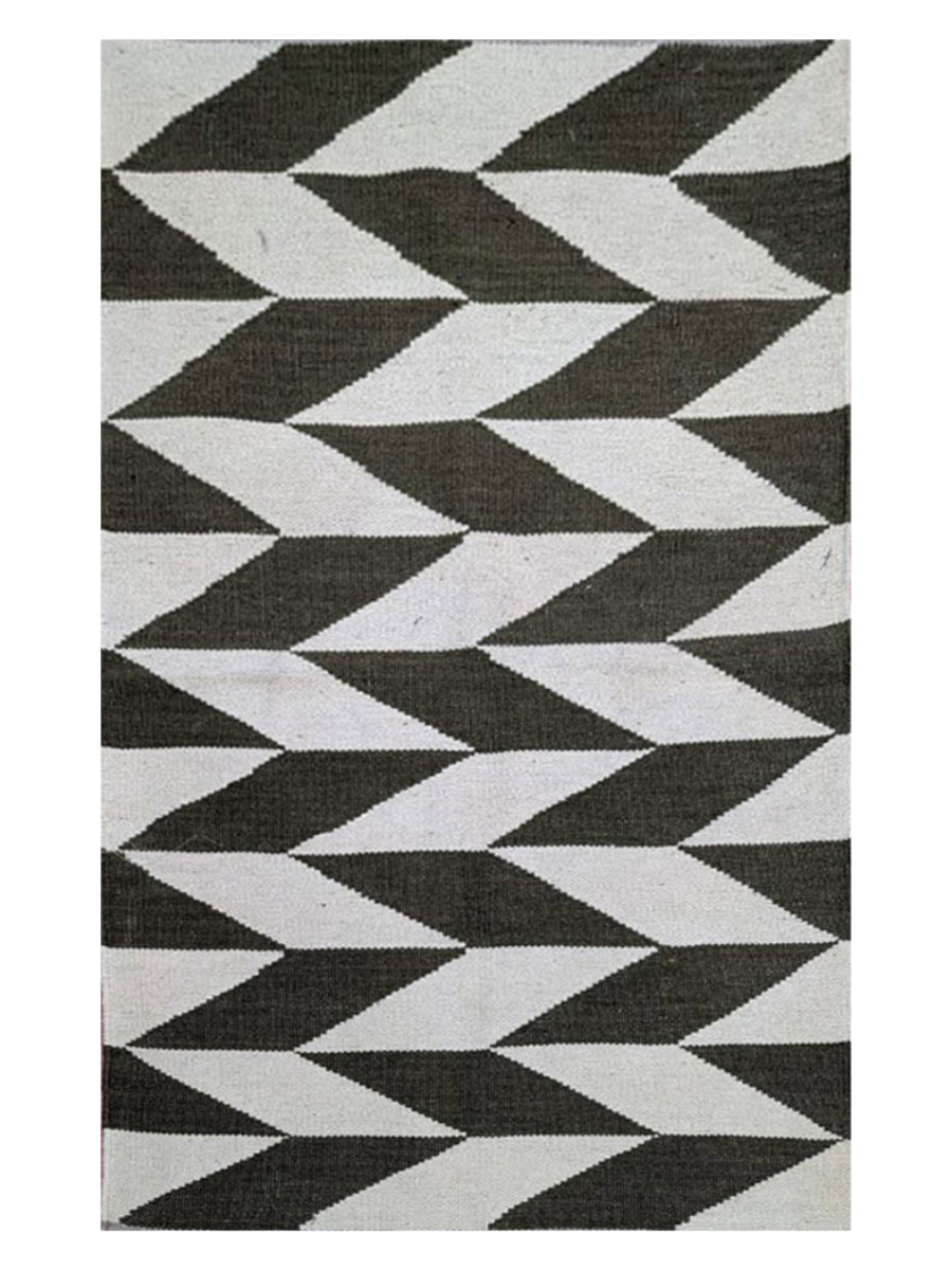 Modern Flatweave Rug - Size: 351 x 257 cm
