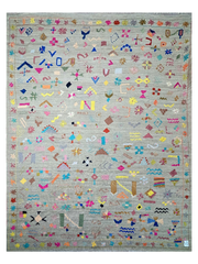 Suzani Hand Embroidered Kilim - Size: 300 x 243 cm