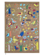 Suzani Hand Embroidered Kilim - Size: 100x 150 cm