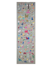Suzani Handbestickter Kelim - Größe: 80 x 240 cm