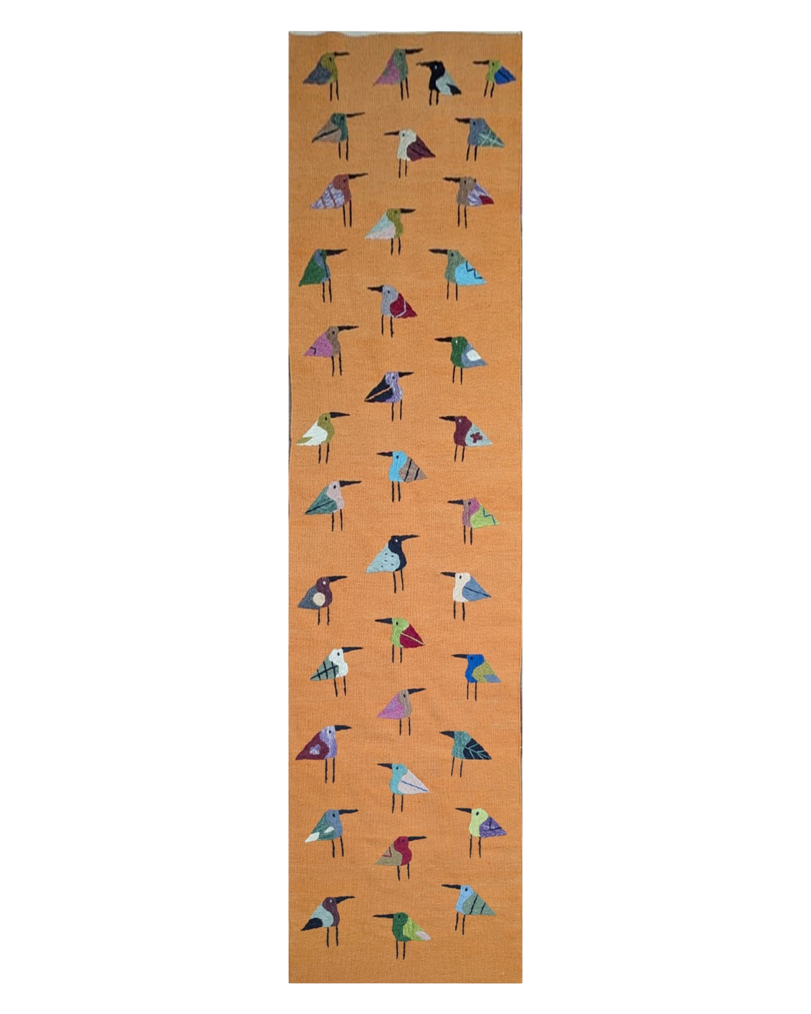 Suzani Hand Embroidered Kilim - Size: 60 x 240 cm