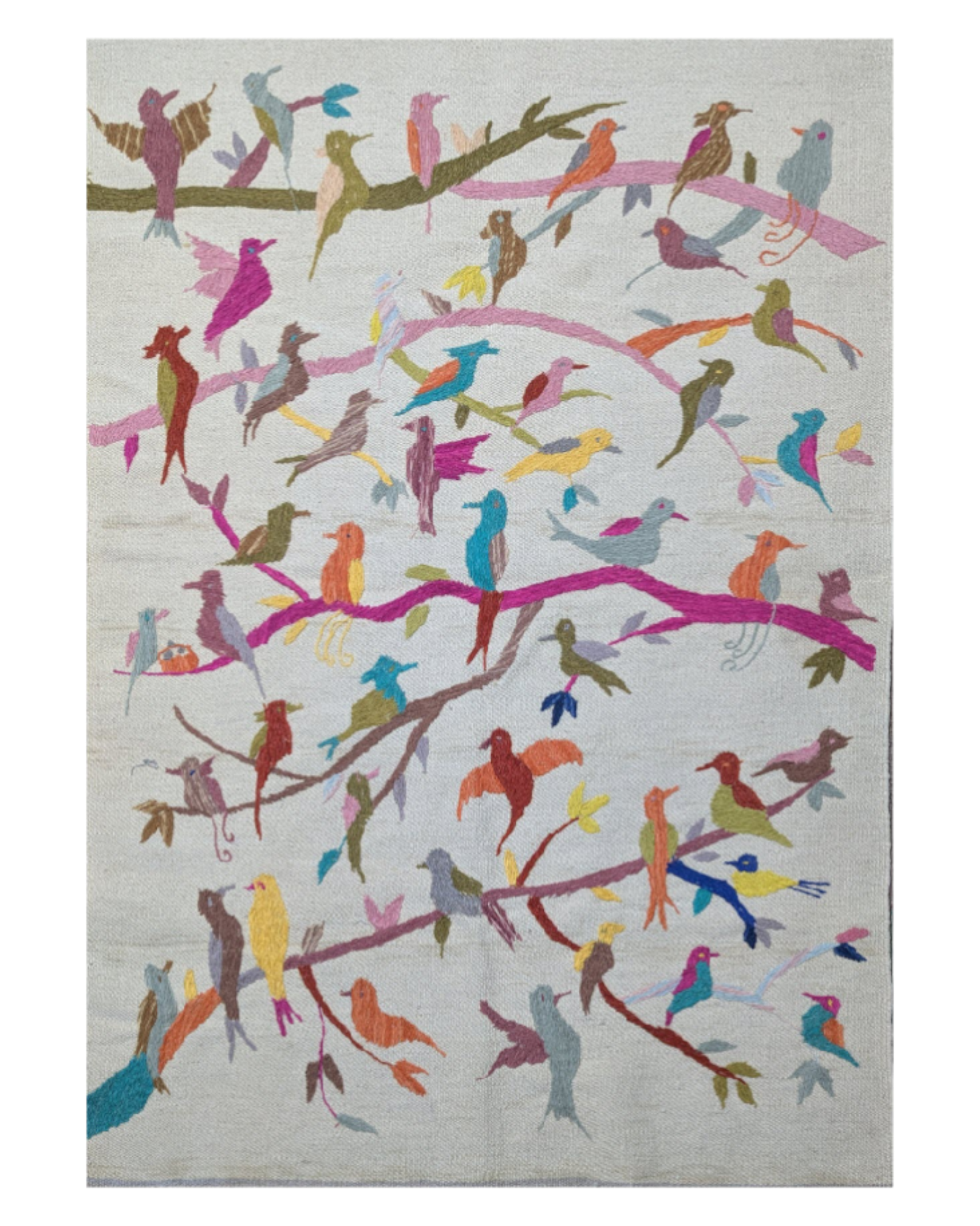 Suzani Hand Embroidered Kilim - Size: 100x 150 cm