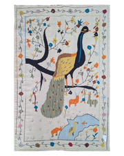 Susani Handbestickter Kelim – Größe: 180 x 120 cm