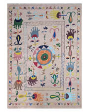Suzani handbestickter Kelim – Größe: 210 x 150 cm