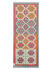 Maimana Afghanistan Kilim Runner Rug - 195 x 77 cm