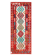 Maimana Afghanistan Kilim Runner Rug - 193 x 76 cm