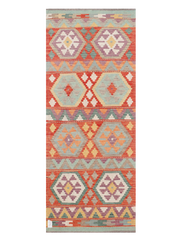 Maimana Afghanistan Kilim Runner Rug - 205 x 82 cm