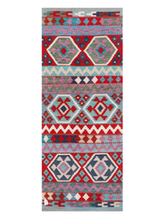 Maimana Afghanistan Kilim Runner Rug - 198 x 79 cm