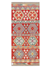 Maimana Afghanistan Kilim Runner Rug - 193 x 85 cm
