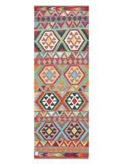 Maimana Afghanistan Kilim Runner Rug - 244 x 87 cm
