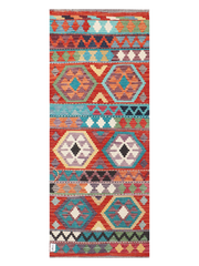 Maimana Afghanistan Kilim Runner Rug - 191 x 77 cm