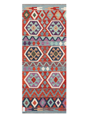 Maimana Afghanistan Kilim Runner Rug - 194 x 78 cm