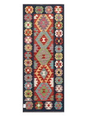 Maimana Afghanistan Kilim Runner Rug - 168 x 64 cm