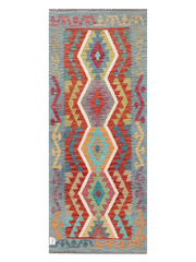 Maimana Afghanistan Kilim Runner Rug - 174 x 70 cm