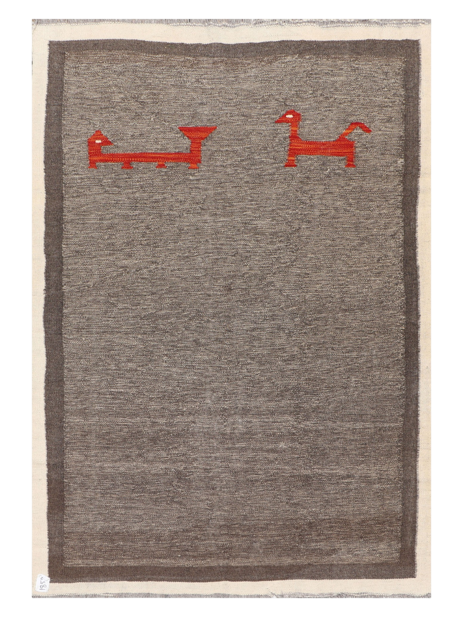 Maimana Afghanistan Kilim Accent Rug - 174 x 120 cm