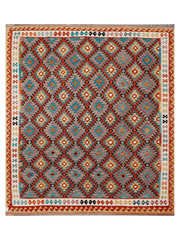 Maimana Afghanistan Kilim Area Rug - 292 x 257 cm