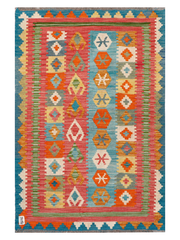 Maimana Afghanistan Kilim Accent Rug - 150 x 100 cm