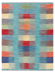 Maimana Afghanistan Kilim Accent Rug - 198 x 149 cm