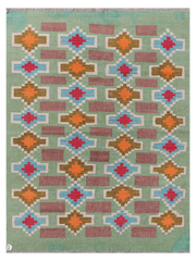 Maimana Afghanistan Kilim Accent Rug - 192 x 144 cm
