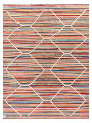 Maimana Afghanistan Kilim Accent Rug - 196 x 147 cm