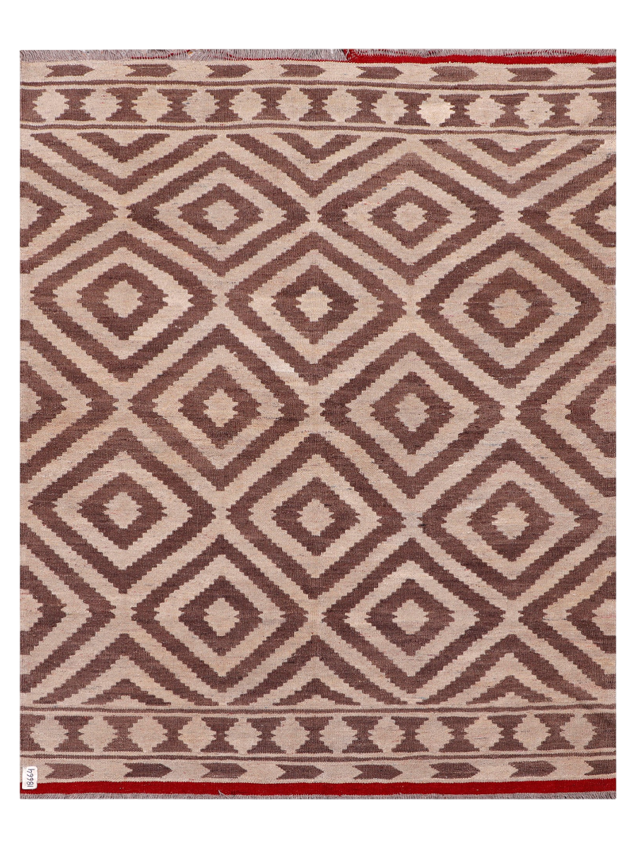 Maimana Afghanistan Kilim Accent Rug - 197 x 155 cm