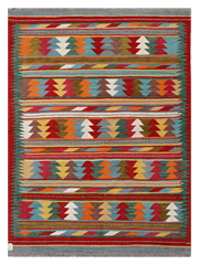 Maimana Afghanistan Kilim Accent Rug - 231 x 170 cm