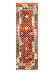 Maimana Afghanistan Kilim Runner Rug - 200 x 66 cm