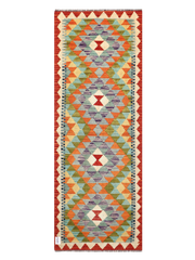 Maimana Afghanistan Kilim Runner Rug - 199 x 72 cm